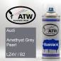 Preview: Audi, Amethyst Grey Pearl, LZ4V / B2: 400ml Sprühdose, von ATW Autoteile West.